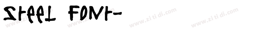 Steel font字体转换